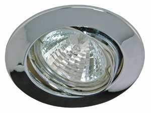 Preisvergleich Produktbild ALU-Druck Einbaustrah schwenk MR-16 ch RUTEC ALU55354