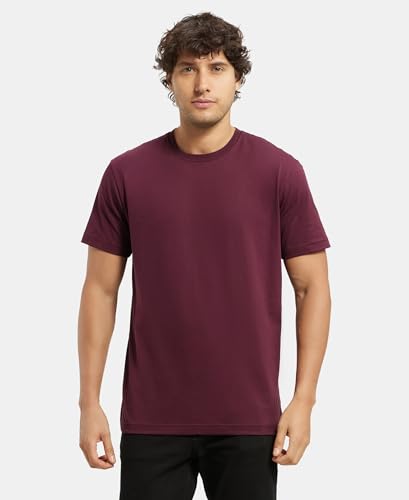 Image of Jockey 2714 Men Super Combed Cotton Rich Round Neck Half Sleeve T-Shirt (Pack of 2)