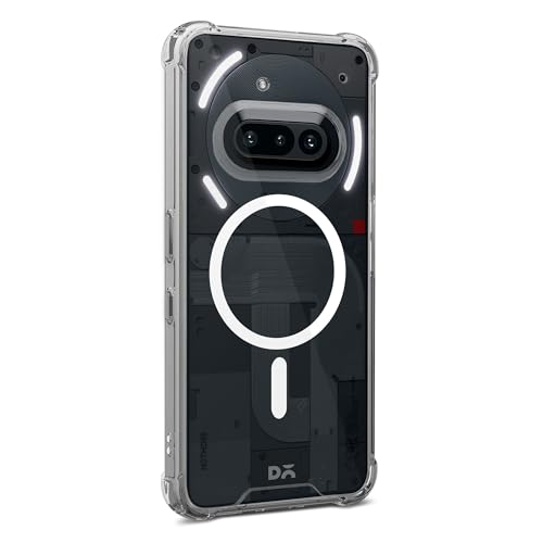 Image of DailyObjects Clear Magnetic Phone Case Cover Compatible with Nothing Phone (3a) | Wireless Charging Slim Back Cover | 2 Layer Edge Protection & Shockproof