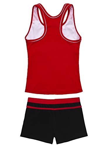 Image of JerrisApparel Little Girls' Summer Two Piece Boyshort Tankini Kids Swimsuit