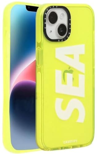 Image of Erams Online for iPhone 15 Pro SEA Case Transparent, Grip Case Silicon Slim Fit Shock-Absorbing TPU Bumper & Anti-Yellowing Clear Protective Back Cover for iPhone 15 Pro (Yellow, 01)
