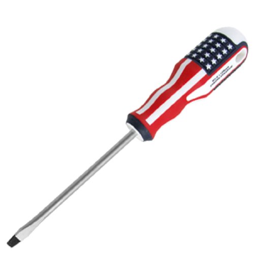 Aexit �A�����J�����n���h���֗��ȃc�[��6 mm�`�b�v�}�C�i�X�h���C�o�[(Drapeau americain Poignee Handy Outils Tournevis a fente 6 mm