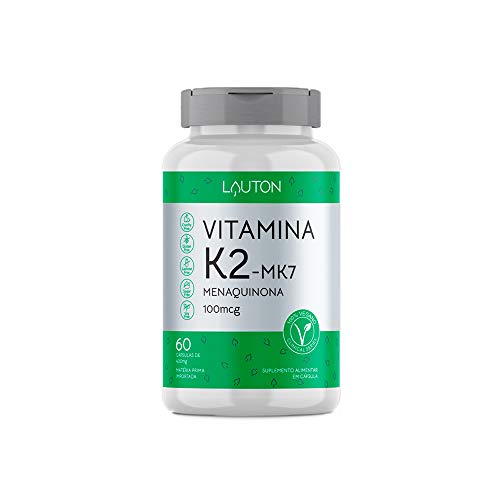 Vitamina K2 Menaquinona MK-7-60 Cápsulas - Lauton