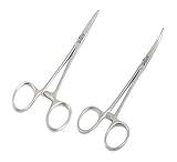 pinza hemostatica recta y curva Sistema de bloqueo para un agarre perfecto