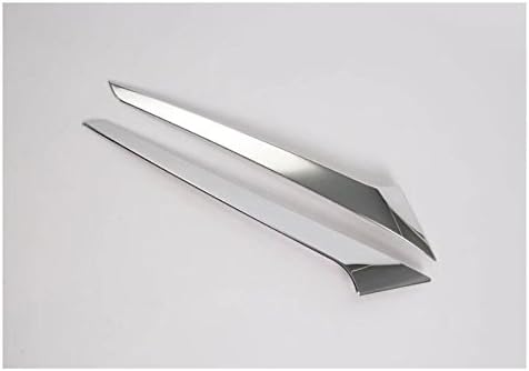 2PCS Chrome Front Fog lamp Lamp eyebrow Cover Decorate Trim For VW Atlas 2018 2019 2020
