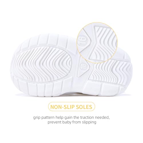 Image of BMCiTYBM Baby Boy Girl Closed Toe Summer Toddler Sandals Lightweight Shoes Infant Non-Slip First Walking Sneakers 6 9 12 18 24 Months 2-3 Years