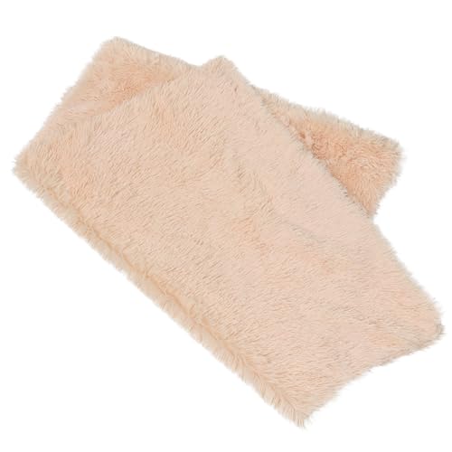 KAILIKETIY Colchoneta de Felpa Larga para Mascotas, Manta Cálida y Portátil para Perros y Gatos, Diseño Chic, Resistente al Desvanecimiento, Adecuado para Dormir y Acampar