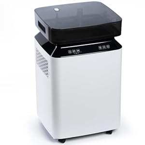 Kalopsia Raumentfeuchter Luftentfeuchter mit Kondensatpumpe: 80L/Tag Elektrischer Bautrockner mit 8L Tank Smart Hygrostat Leiser Entfeuchter für Keller Badezimmer Schlafzimmer Büro Wohnung