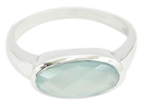 Bague bleue argent 925 cadeau idéal et attrayant pour femme RIYO
