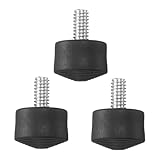 PATIKIL Pointe en Caoutchouc, Anti-Dérapant Universel Filetage 1/4 Pouce Pointes en Caoutc...