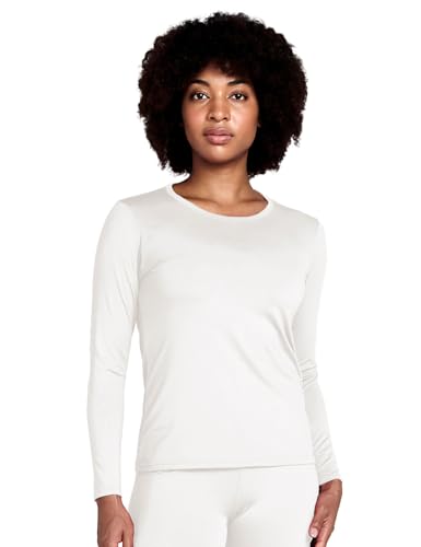 LAPASA Damen Innenfleece Thermo Unterhemd, Thermounterwäsche Oberteil...