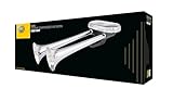Mit 2 Schalltrichtern. 300 Hz (Schalltrichter 295 mm lang), 320 Hz (Schalltrichter 340 mm lang).