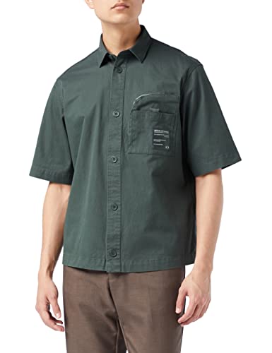 Haut homme Armani Exchange loose fit avec poche zippée avant et manches courtes