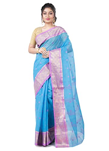 Image of Woven Tangail Pure Cotton Saree