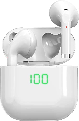 NEWSEE Kopfhörer, In-Ear-Bluetooth-Ohrhörer mit Mini-Ladehülle Cover