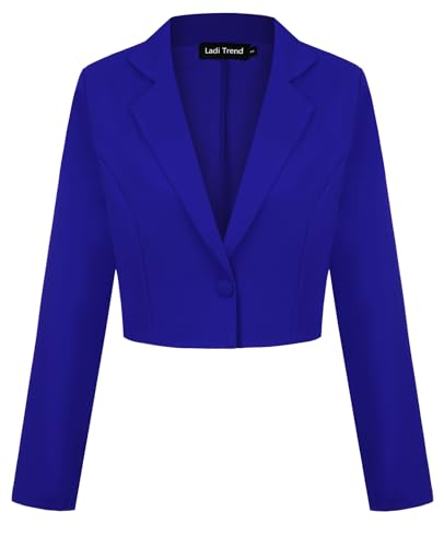 LADI TREND Blazer corto da donna con un bottone giacca