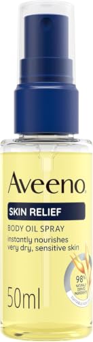 Aveeno Daily Moisturising Body Cleansing Oil (1x 50ml) Nourishing Shower Body Oil for Normal to Dry Skin Soap-Free Lightly Scented & Vegan* with Soothing Prebiotic Triple Oat