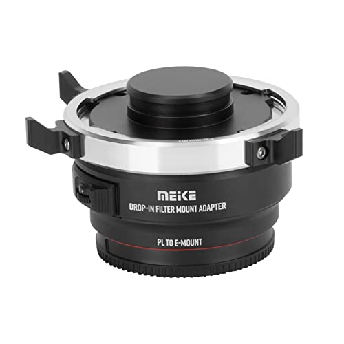 Meike MK-PLTE-C Drop-In Filter Manual Focus Mount Adapter With Variable Nd And Uv Filters For Arri Pl-Mount Cine Lens To Sony E Mount Mirrorless Cameras thumb #5