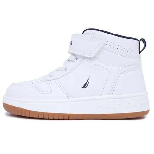 Nautica Kids High Top Basketball Sneakers – Toddler/Little Kid Fashion Boots, Comfortable Athletic Walking Shoes for Boys and Girls2