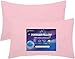 Organic Cotton Toddler Pillowcase 2 Pack, 14x20 Travel Pillow Case Cover, Soft & Breathable Small Pillow Case for Babies Girls, Fits Pillows sizesd 13 x 18 or 12x 16 for Kids Bedding Pillow Cover