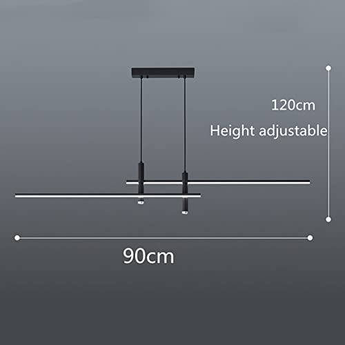 Droplight de salle à manger moderne et suspension LED créative 90cm - 4