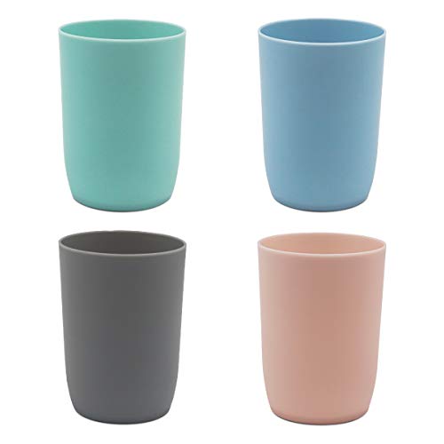 Plastic Tumblers 10 Ounce Plastic Water Tumbler Reusable Drinkware Glasses Unbreakable Dishwasher Safe