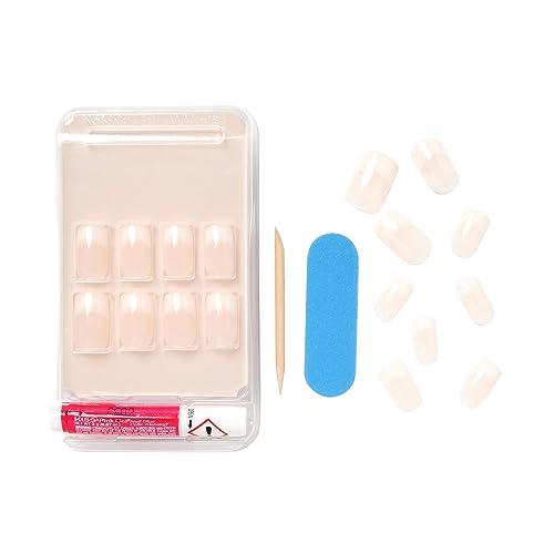 Kiss Salon Acrylic Nude Nails, Kan03, 28 Count #TOP4