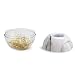 METAN Paper Clips, Gold Tone, in Marble White Magnetic Box, 1.1", 100pcs