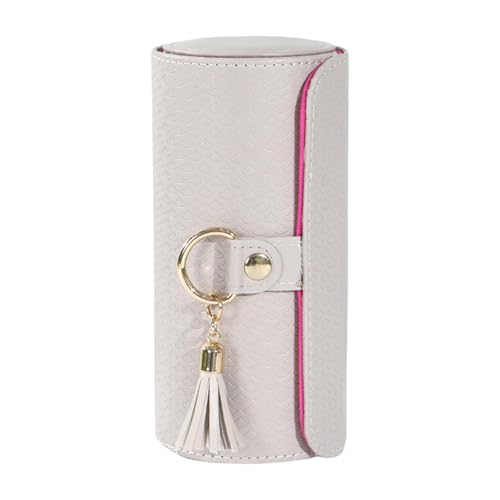 Boîte à Bijoux Enroulable étanche en cuir PU avec compartiments antichocs - 2