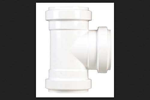 Plastic Trends 4 in. Gasket x 4 in. Dia. Gasket PVC Tee