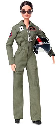 Barbie Collector Top Gun: Maverick Phoenix Barbie Doll Wearing Flight Suit and Accessories, with Doll Stand and Certificate of Authenticity