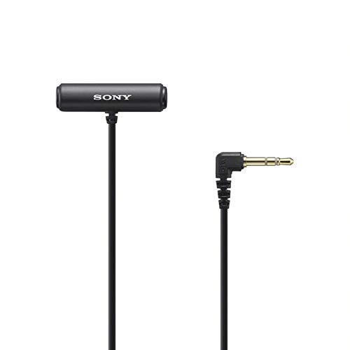 Sony Compact Stereo Lavalier Microphone Ecmlv1,Black #TOP4