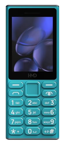 Image of HMD 105 4G Keypad Phone with YouTube, Built-in UPI App, Phone Talker, Long-Lasting Battery, Type - C, Wireless FM Radio | 1 Year Replacement Guarantee | Cyan | YouTube