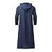 Arab Custom for Men Muslim Outfits Men's Robe Tunics Mens Muslin Clothing Nightshirt Night Shirt Long Sleep Tunic Costume Djellaba Wear Button Down Cotton Hoodie