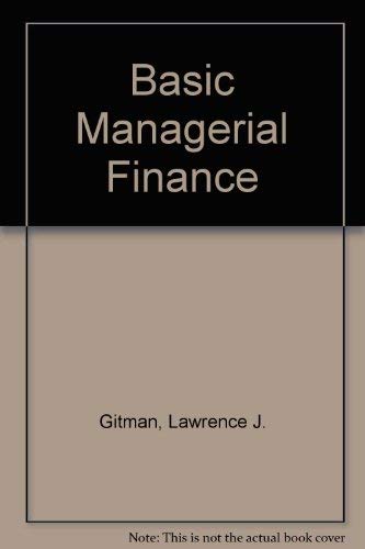Basic Managerial Finance