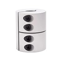 9 mm bis 14 mm starre Klemmkupplung, Durchmesser 32 mm, Länge 45 mm, Aluminium-Motorwellenkupplungsanschluss für 3D-Drucker, CNC-Maschine, Servomotor