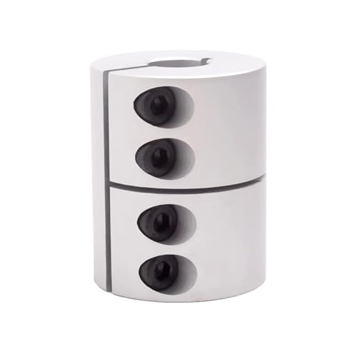 15mm to 15mm Rigid Clamp-On Coupling, Diameter 32mm Length 45mm Aluminium Motor Shaft Coupler Connector for 3D Printer CNC Machine Servo Motor
