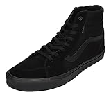  Vans Schuhe in Übergrößen FILMORE HI Suede/Canvas Black, Größe:49 EU