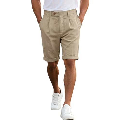 Short chino léger homme extensible pour éviter la chaleur au bureau et en marche