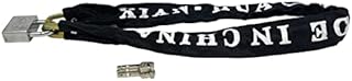 Bike Lock Heavy Duty Motorbike Cycle Security Chain Lock Padlock with Keys for Outdoor Motorcycle Bike Bicycle Motorbike Anti-Theft Weatherproof Lock HTUK®