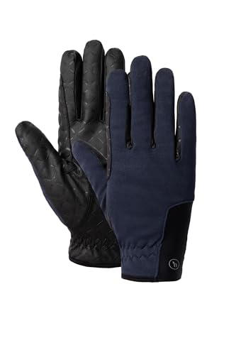 HORZE Kara Womens Insulated Riding Gloves - Polar Blue - 7