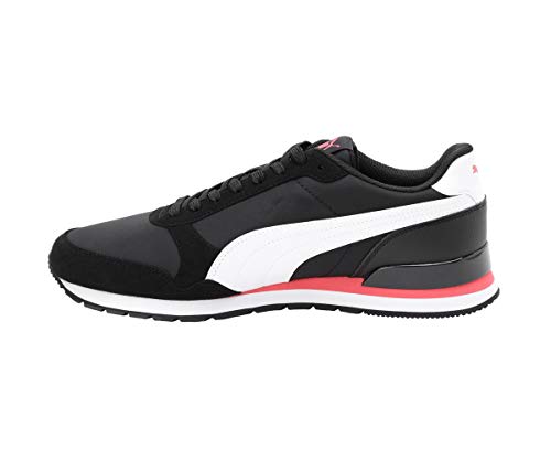 Tênis St Runner V2 Nl, Puma, Adulto Unissex, Preto/Branco/Rosa, 36