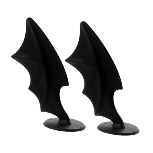 ABOOFAN Plastic Wings Waterproof Suction Cup Decorations for Scooter Motorcycle Helmets