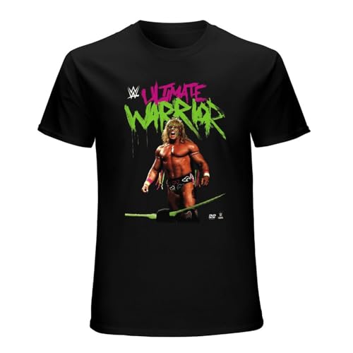 MAILI Ultimate Warrior Always Believe Vintage T Shirt Short Sleeve Funny Top Black M