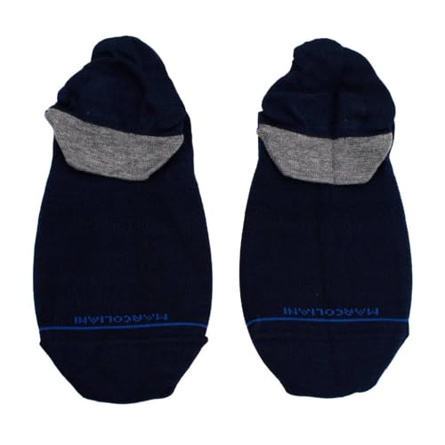 Mens Invisible Touch No Show Pima Cotton Stripe Sneaker Socks