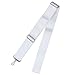 Tennis Net Center Strap, Adjustable Height Tennis Net Straps Portable Tennis Accessories with Stainless Steel Buckle White, Portable Tennis Accessories for Driveway Sports Training Contest Equipment