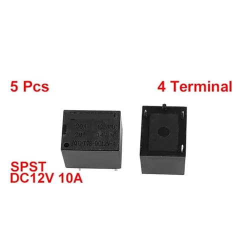 Relé electromagnético de 4 terminales para solucionar cortes de energía en circuitos de 12V 2