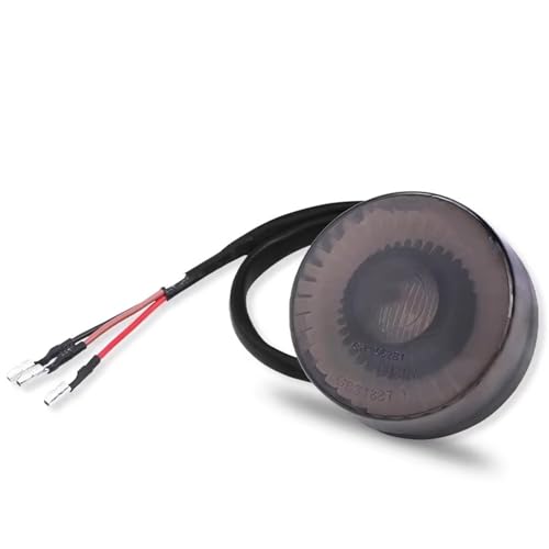 Feu arrière LED rond pour moto et ATV 12V rouge