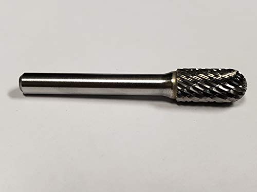 Fresa cilíndrica carburo 3/8 pulg con extremo bola miniatura 3