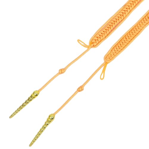 Cordón de aiguillette dorada para accesorios de uniforme formal y charreteras 4
